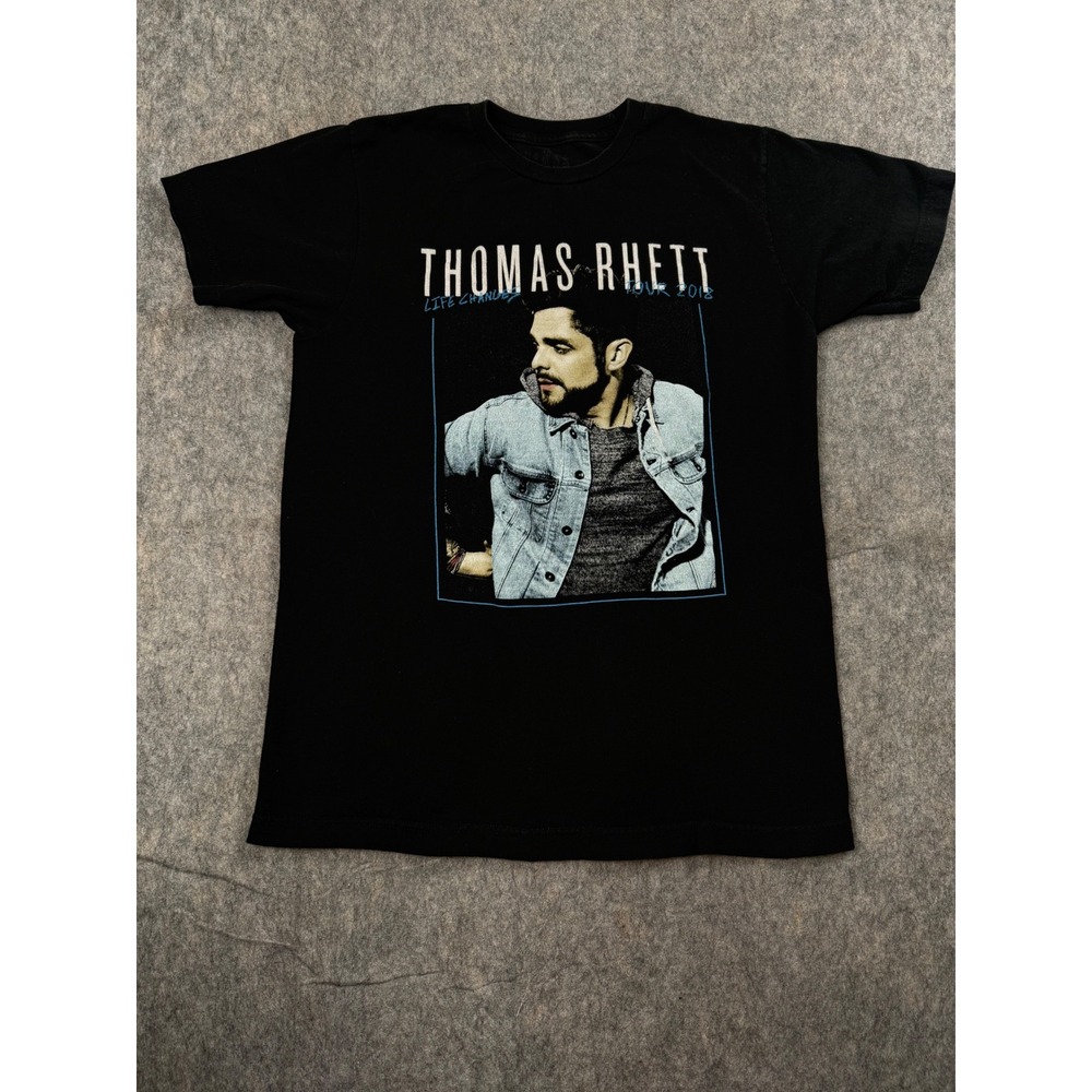 Thomas Rhett Life Changes Tour 2018 Shirt Mens Medium Black Concert Graphic Tee